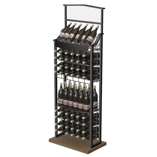 Floor Standing Wine Display Rack Wine Display Stand Floor Display