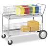 Wire Basket Office Mail Cart