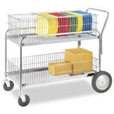 Wire Basket Office Mail Cart